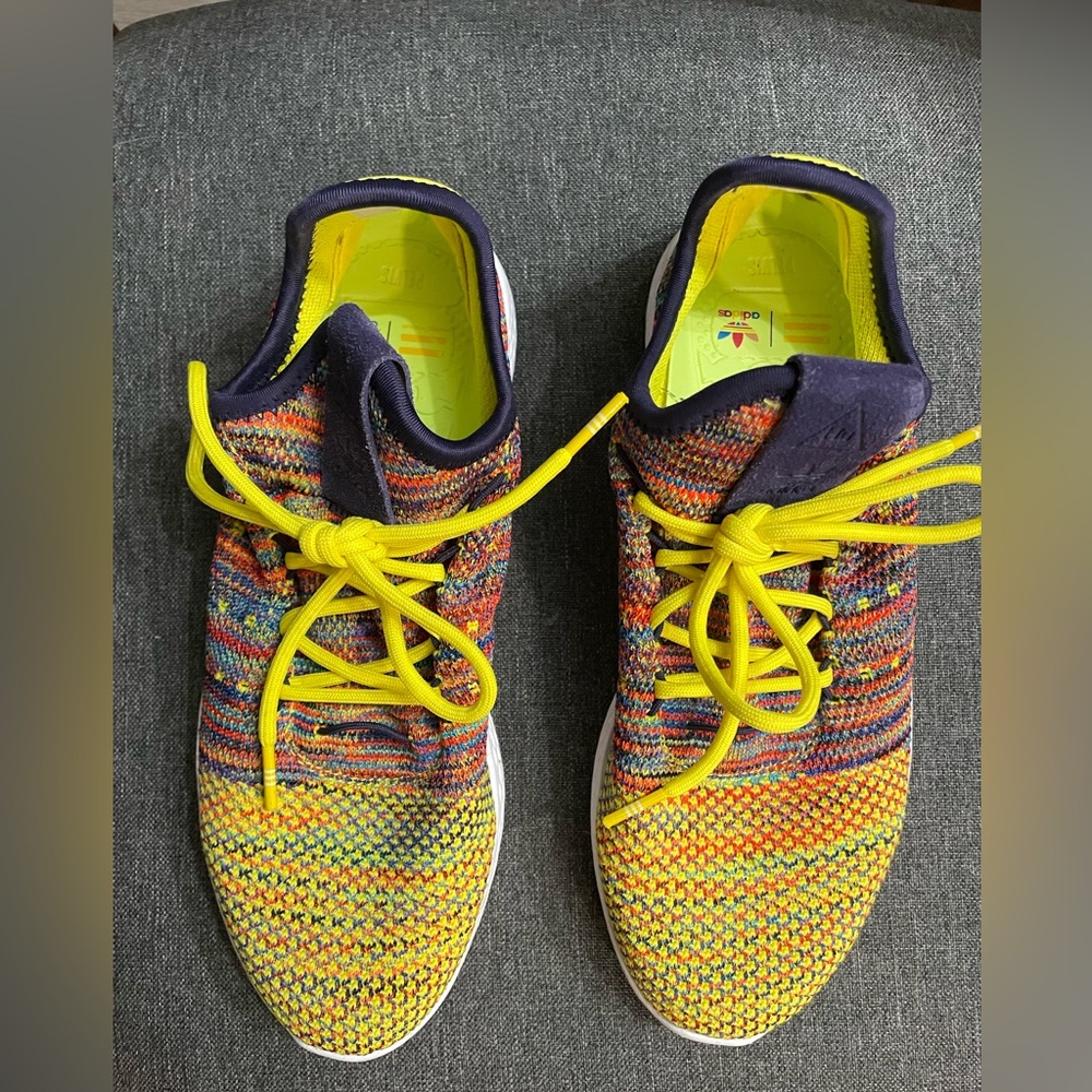 Pharrell Williams Adidas Multicolor Knit Sneakers- worn once!